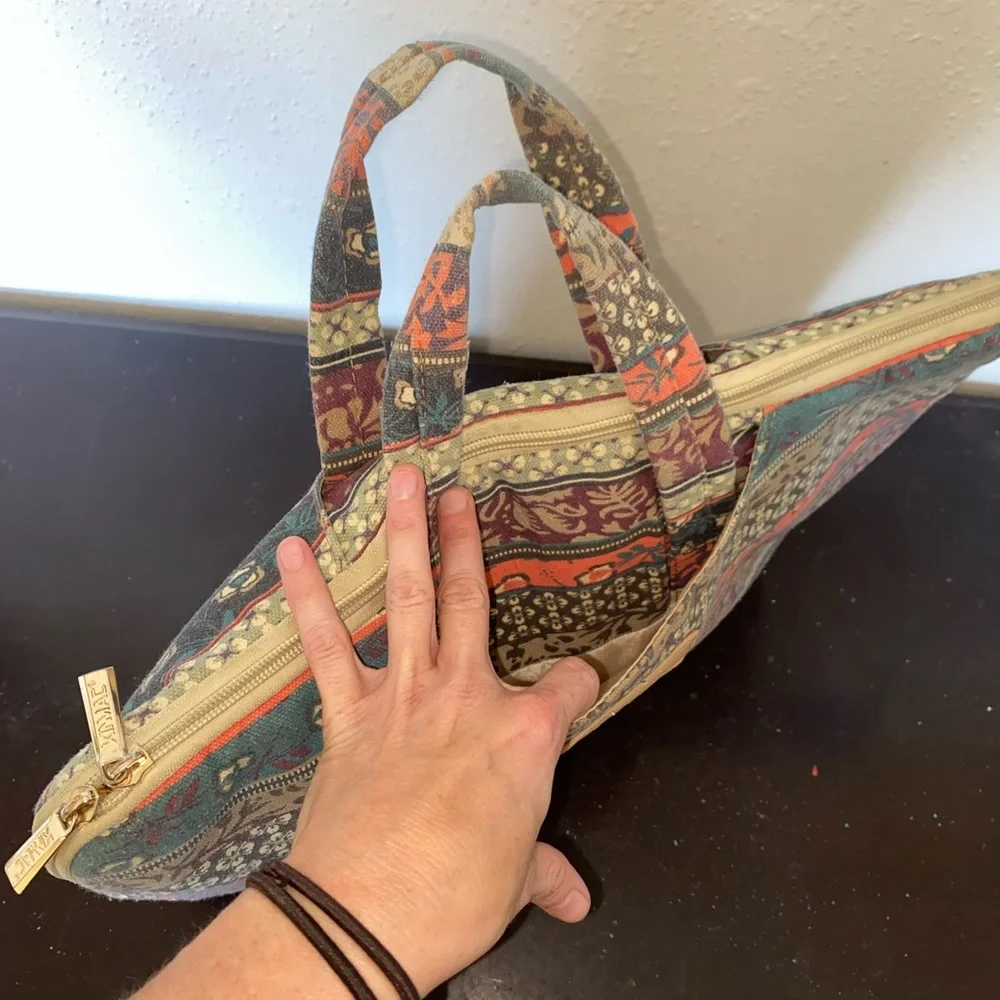 Multicolor Kinmac Boho Laptop Bag - Picture 5 of 8